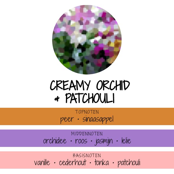 CREAMY ORCHID<br>& PATCHOULI